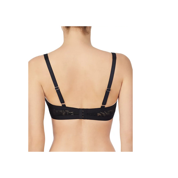 Le Mystere Modern Classics Wireless Bra Seamless Stretch Lace Black Size 32C - Picture 3 of 3